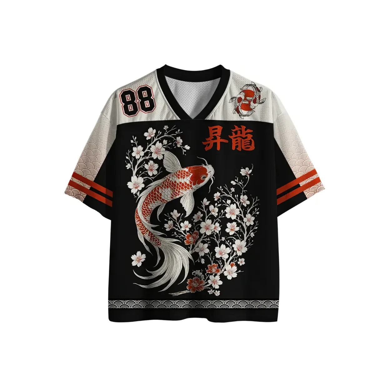 Jersey oversized Koi y sakura